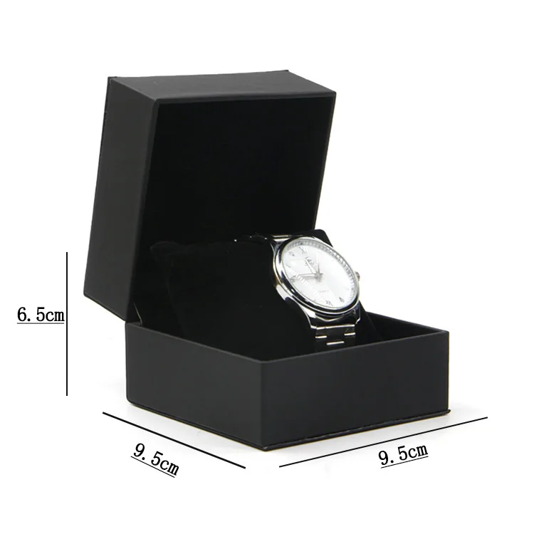
Factory Direct Sale PU Leather Single Watch Display Watch Box With Pillow 