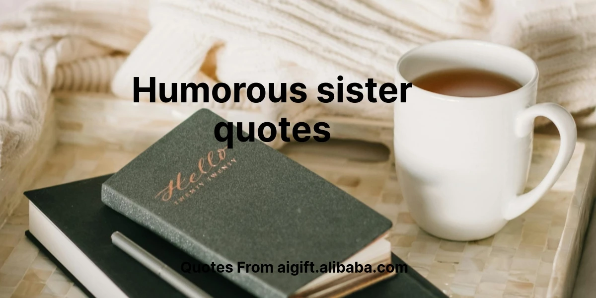 humorous sister quotes