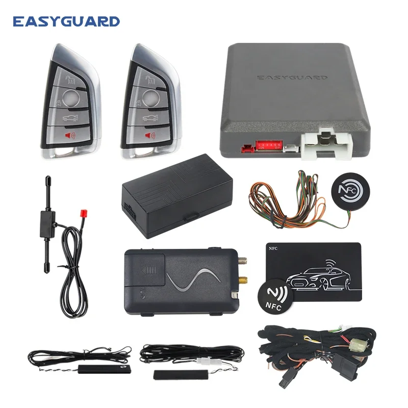 

BMW F30 F31 F34 F35 EASYGUARD CAN BUS Style Suitable for F80 PKE Keyless Entry Kit Plug and Play Car Alarm System