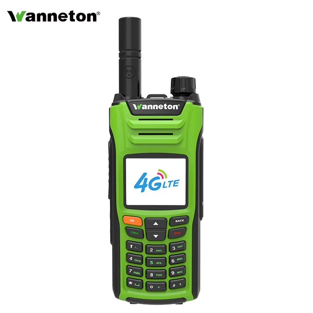 

Global range long distance LTE Radio SIM card walkie talkie GSM walkie talkie LTE 4G Radio with Wifi, Black
