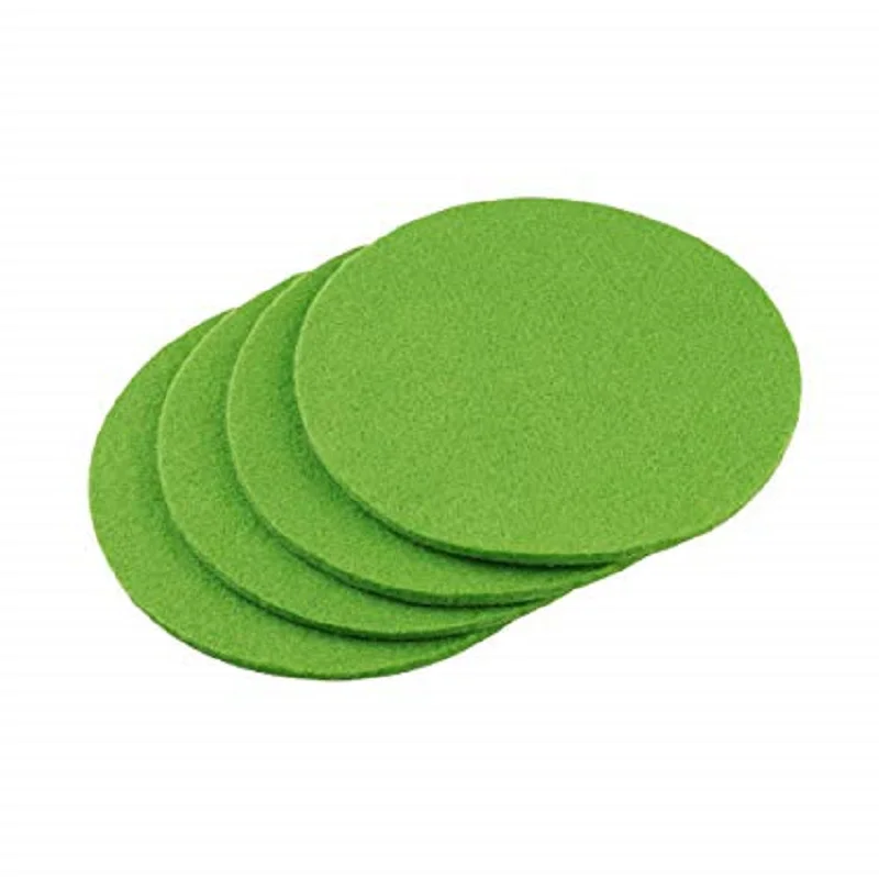 customized size felt hexagonal coasters