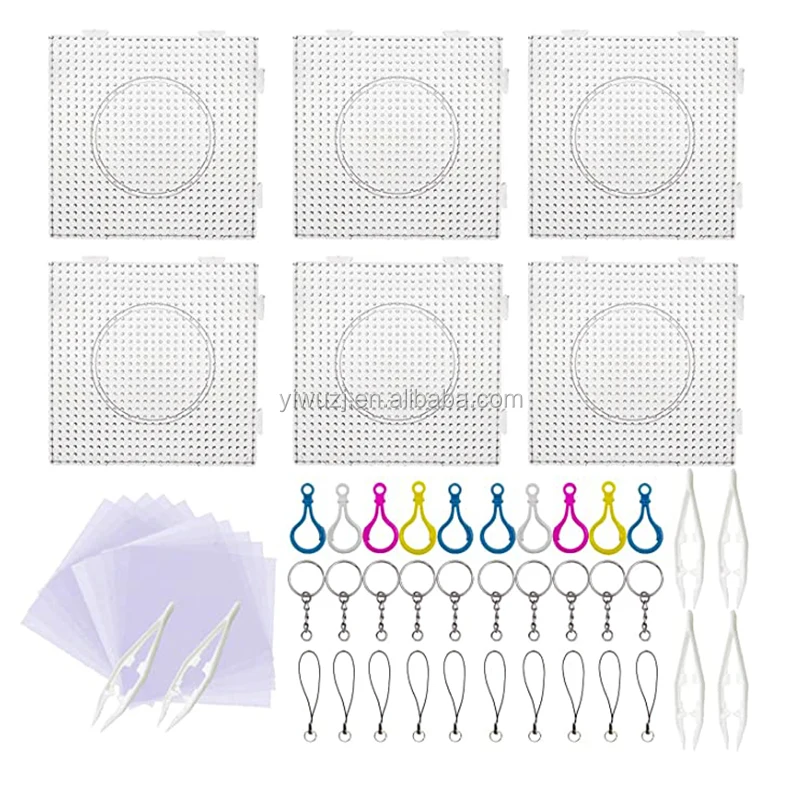 Hama Fuse Beads Clear Square Design Board Large Pegboards For Perler Bead #HD3 