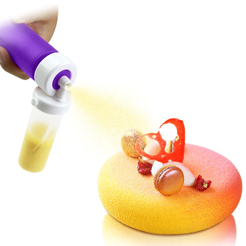 

Airbrush Painting Kit Upgrade Spray Handheld Cordless Cake Pump Kit For Cake Decoration Model Coloring//, Purple