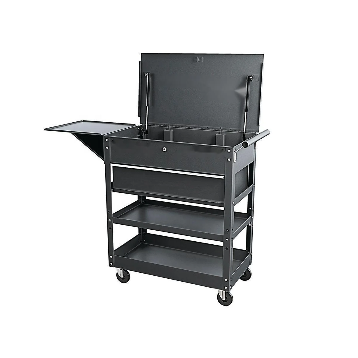 Removable 3 Tier Heavy Duty Workshop Garage Mechanic Utility Trolley Service Tool Cart supplier