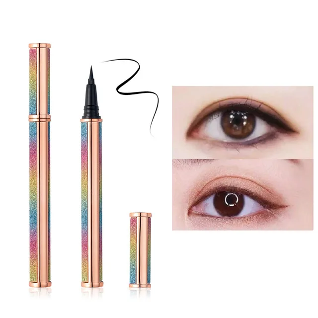 

Adhesive eyeliner Vendor Star Diamond Eyelash Liner Waterproof Self-adhesive Magic Soft Tip Novice Thin-tip Liquid Eyeliner