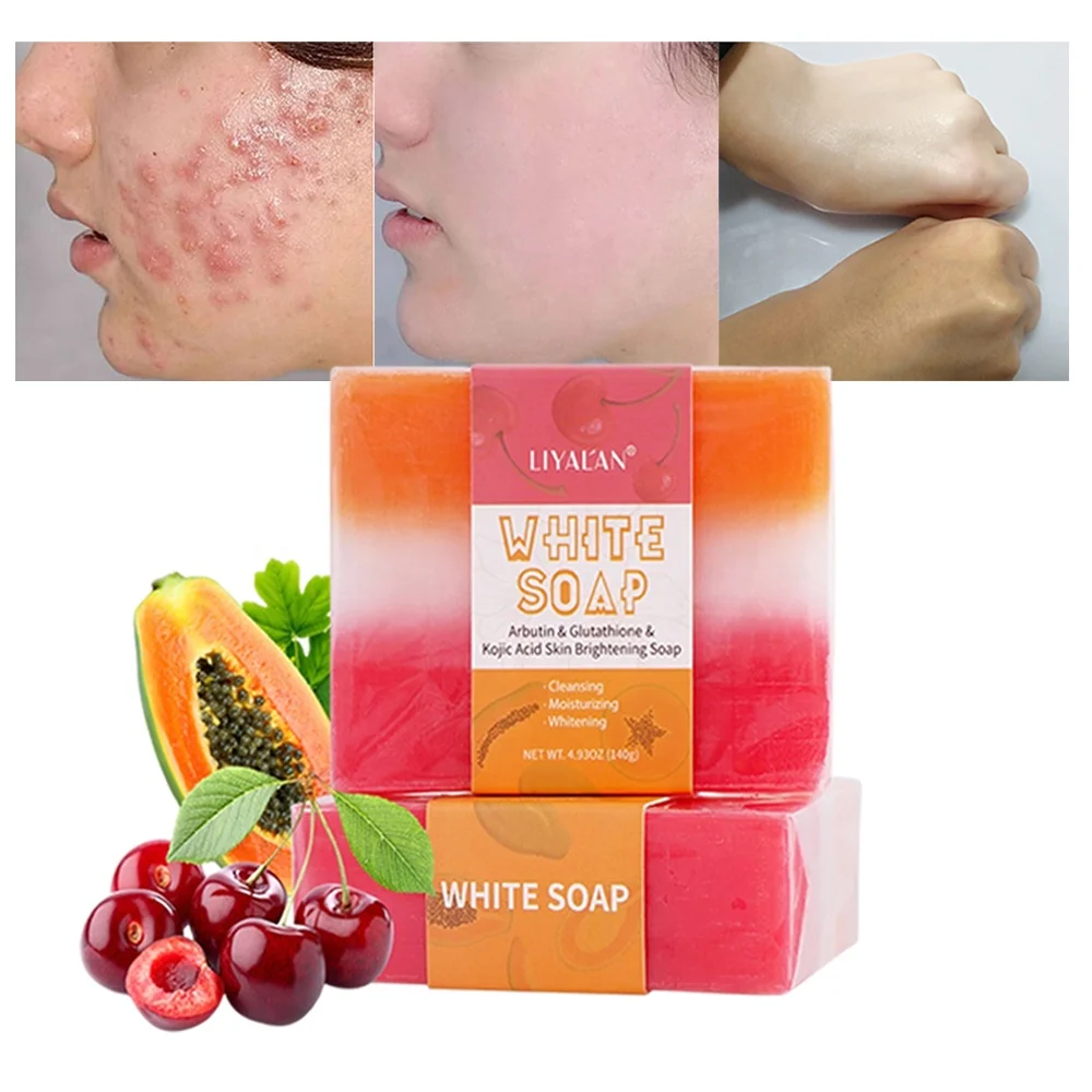 

Trending Hot Products Organic Sabun Facial Bath Soap Skin Lightening Arbutin Kojic Acid Whitening Soaps