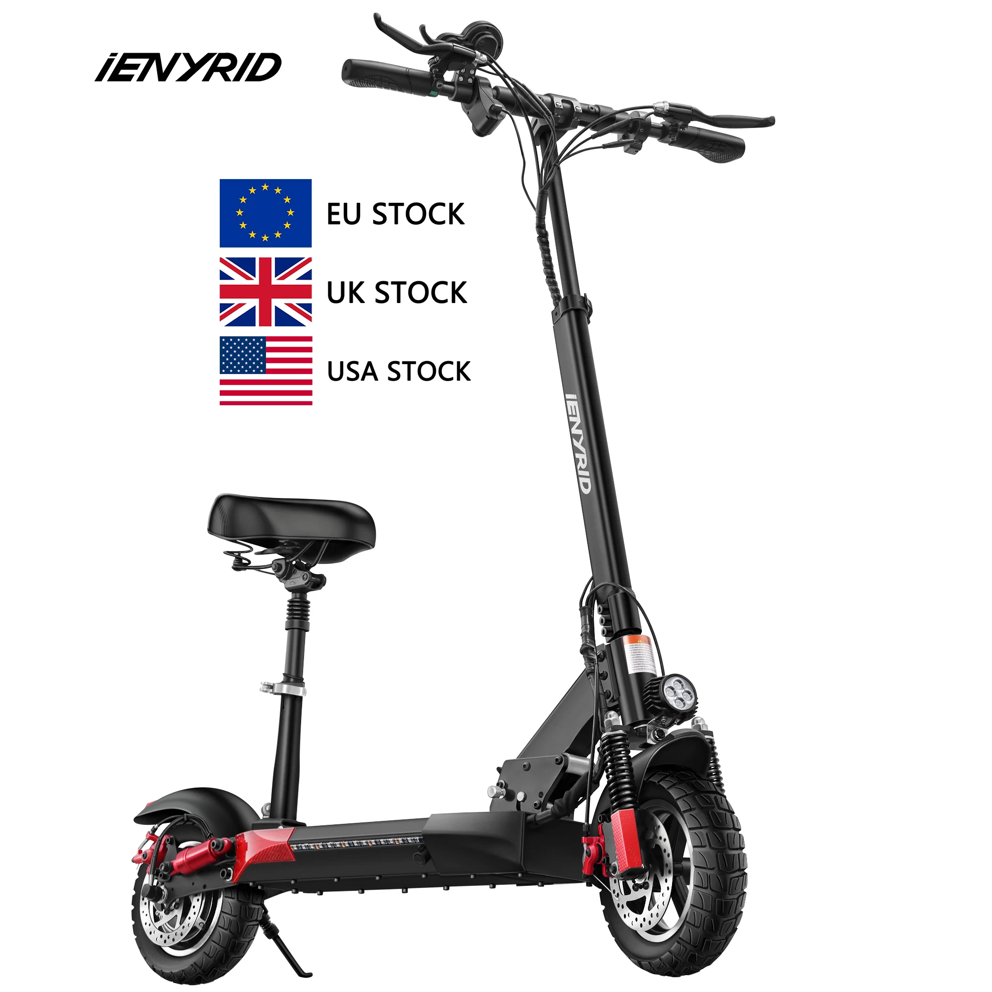 

UK US EU Warehouse electric scooter IENYRID M4 Pro 10Inch Tire Motor 500w 2 wheel Folding kick scooters foot scooters