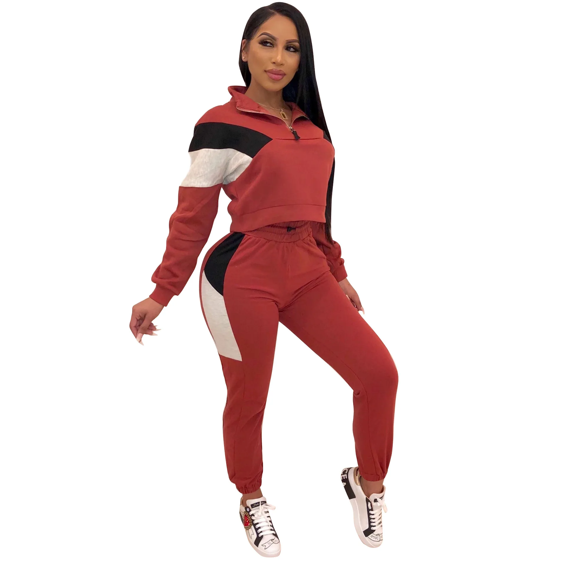 

Wholesale Promising New arrival 2020 autumn winter hot selling athletic wear yoga long sleeved sets, Picture