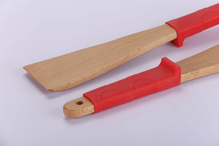 
Good Quality China Manufacturer Wooden Kitchen Utensils With Silicone Handle Cooking Kitchen Tools Utensils Set 