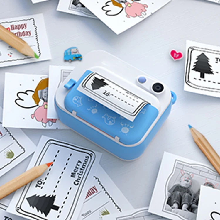 

Small Cute Design Plug and Play Camera Toy Kids Camera Instant Print