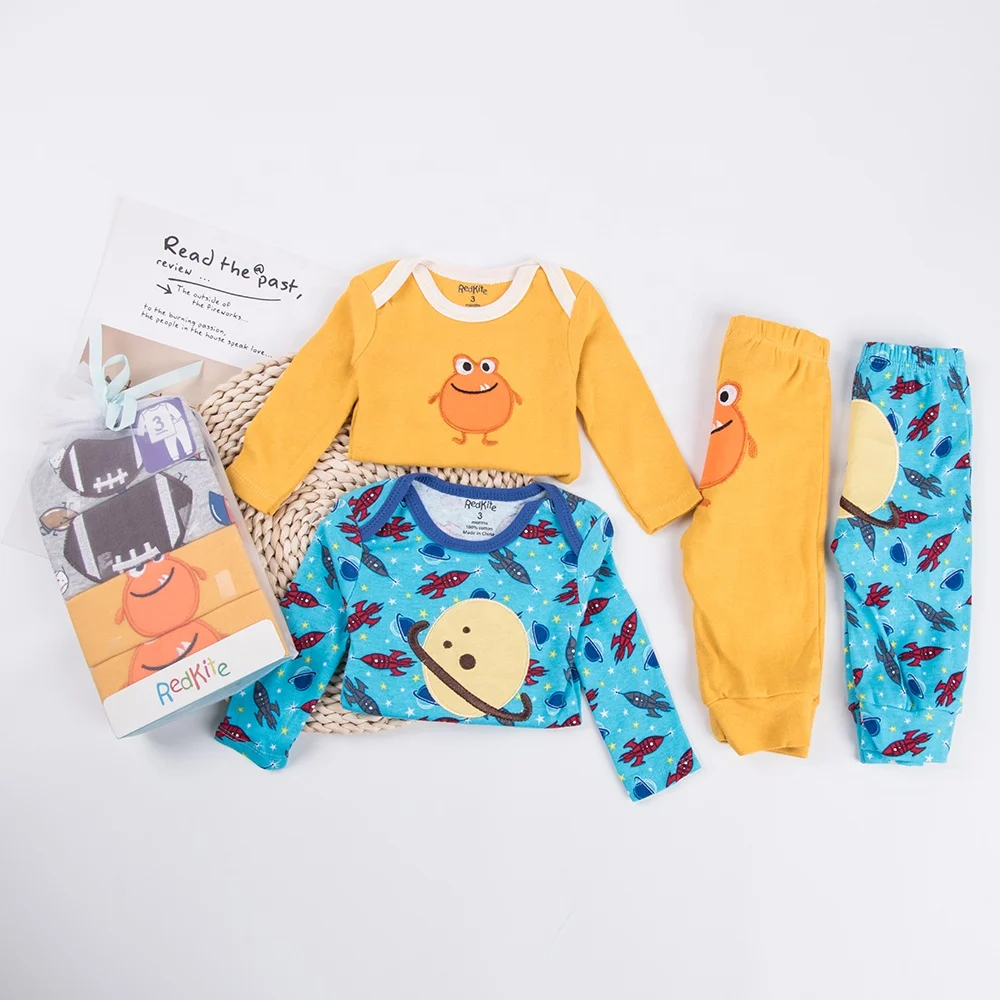 

High quality winter autumn cotton long sleeve T shirt pants newborn baby set clothes, Colorful