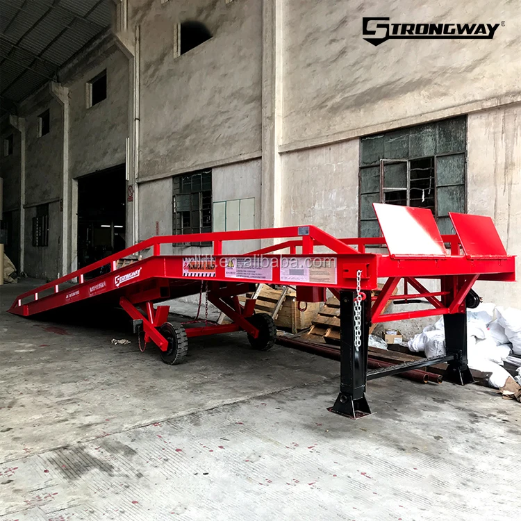 10ton Heavy Duty Mobile Hydraulic Loading Ramp Adjustable Loading Ramp For Van Buy Loading