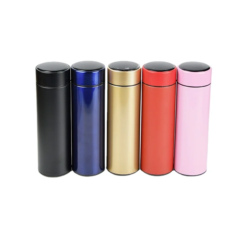 

Customized Smart Double Wall 500ml Stainless Steel Thermos Vacuum Flasks With LED Temperature, Customized color