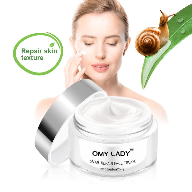 

OMY LADY Snail Extract Anti-Ageing Spots & Wrinkles Removing Snail Cream with Snail Mucin, Milk white