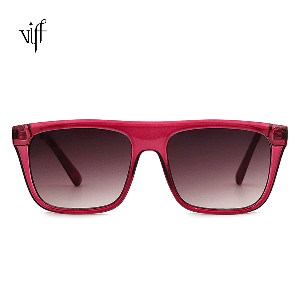 

VIFF HP20154 cassic retro sun glasses flat top vintage sunglasses men brand designer 2021 ladies fashion women square sunglasses