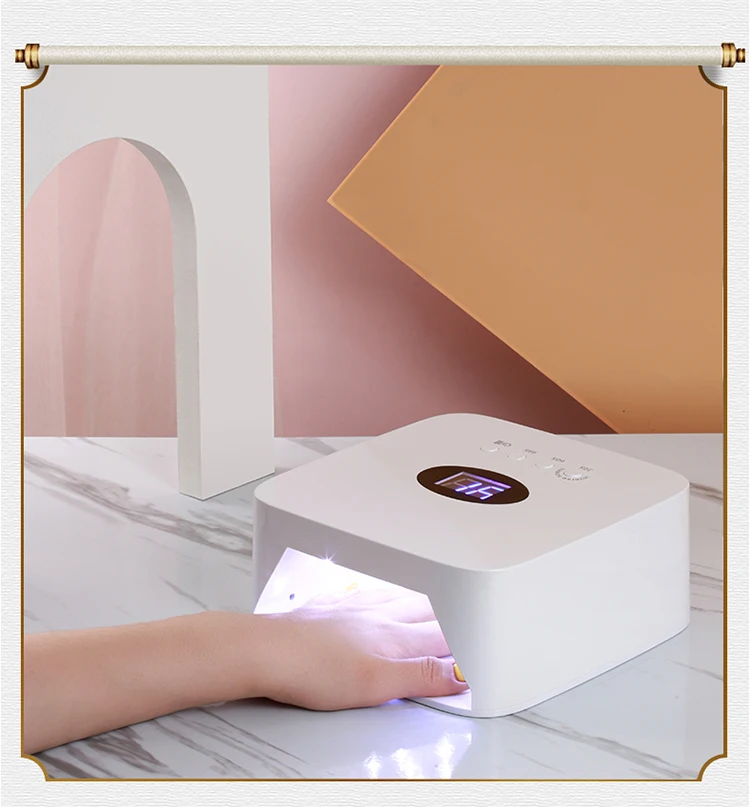 

LED Nail Lamp Light Curing Gel Varnish Polish Manicure Drying USB UV Lamp For Nail Gel Polish Dryer, White