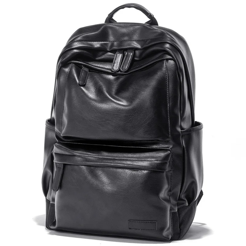 

Fashion Outdoor Travelling PU Leather Man Backpack, 4colors