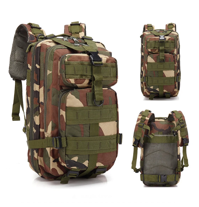 

3P Outdoor Military Army Tactical Backpack Trekking Travel Rucksack Camouflage Backpack