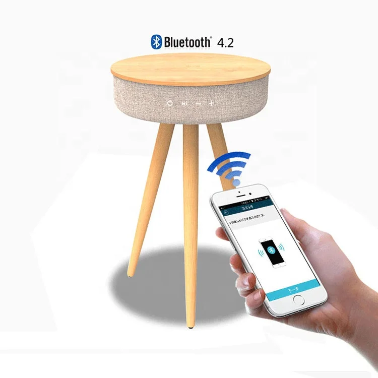 Indoor Or Outdoor Party Music Player Wireless Charger Wired USB Charging Port Power Bank Coffee Desk OEM Bluetooth Speakers