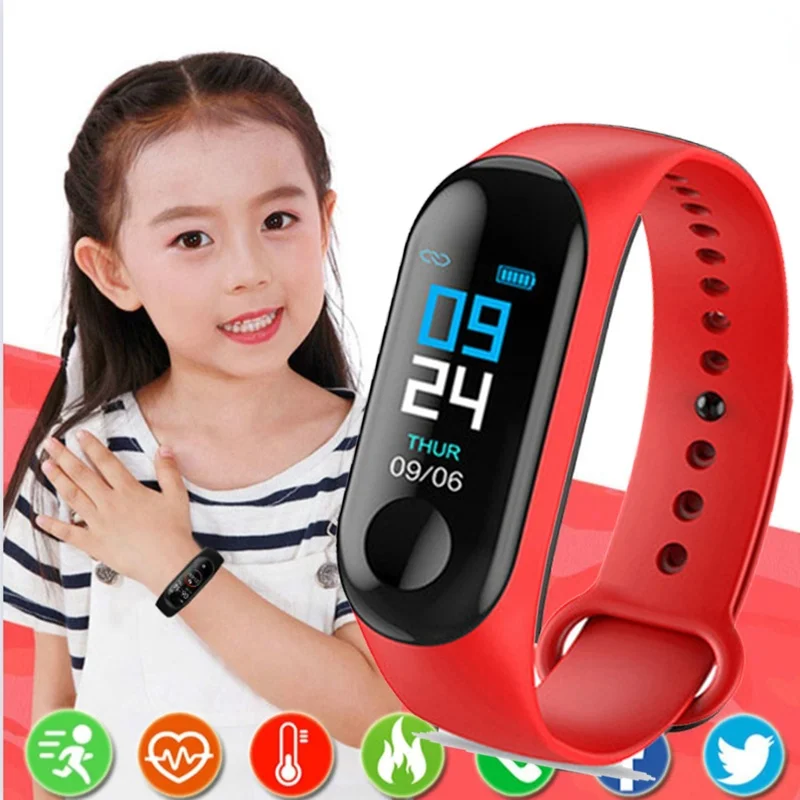 

Smart Watch Kids Watches Children For Girls Boys Sport Bracelet Child Wristband wristband Fitness Tracker Smartwatch Waterproof