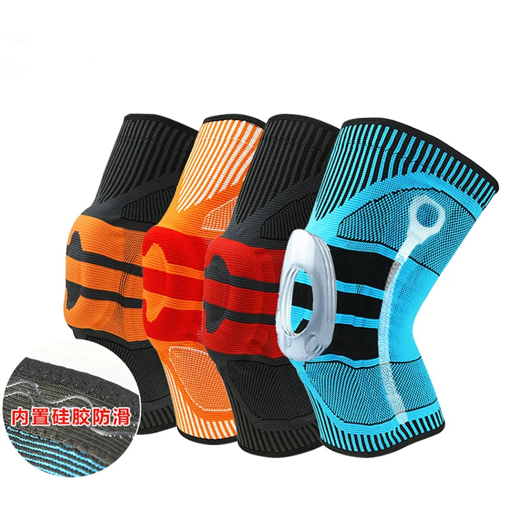 

Supportive Knee Support Insert Pad Full Compression Knee Brace With Silicone Grip And Side Spring