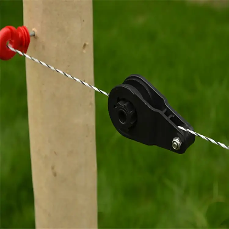 

In-Line Strainer Electric Wire Fence Electric High Tensile Cattle Fencing, Black or customized
