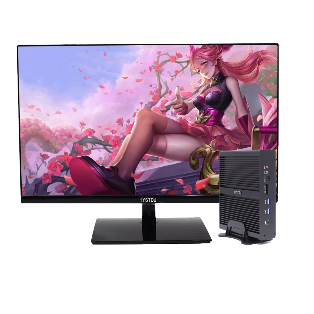 

Mini Desktop Computer Lowest Price CPU i7 5500u Noiseless Gaming Mini PC Desks Computer