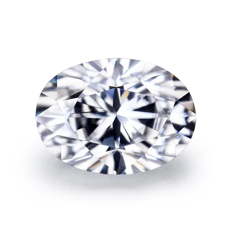

Oval diamond moissanite D color VVS clarity for oval moissanite ring and Christmas gifts