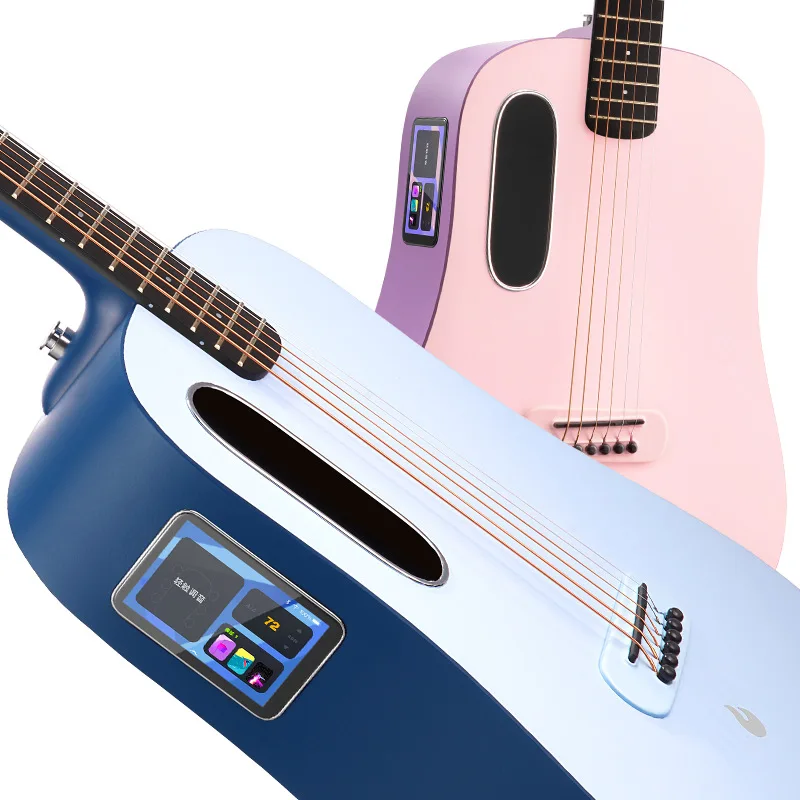 

LAVA take the fire guitar BLUE LAVA blue fire new smart 36-inch folk guitar electric box 36-inch guitar