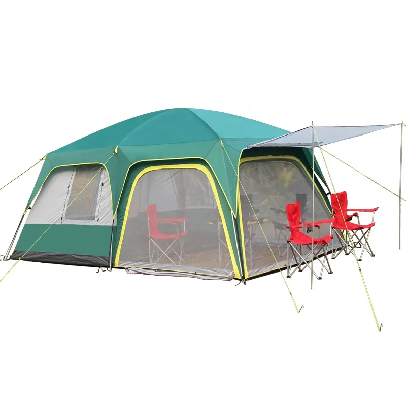 

Hot sale wholesale outdoor camping traveling tent high capacity fully automatic 5-8 person
