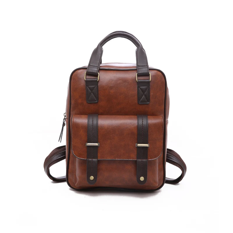

SP492 2021 pu bag fashion retro ladies bags handbag set tote bag backpack woman, Multi color