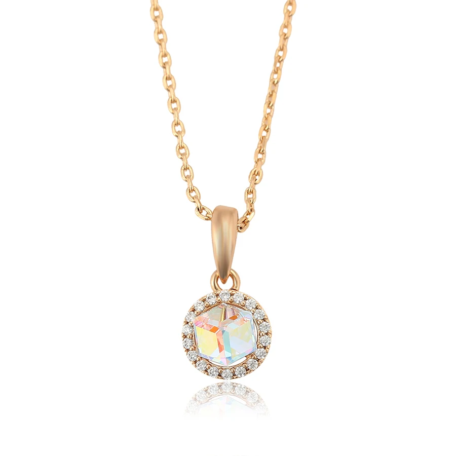 

46697xuping fashion Crystals ,round pendant hot sale necklace