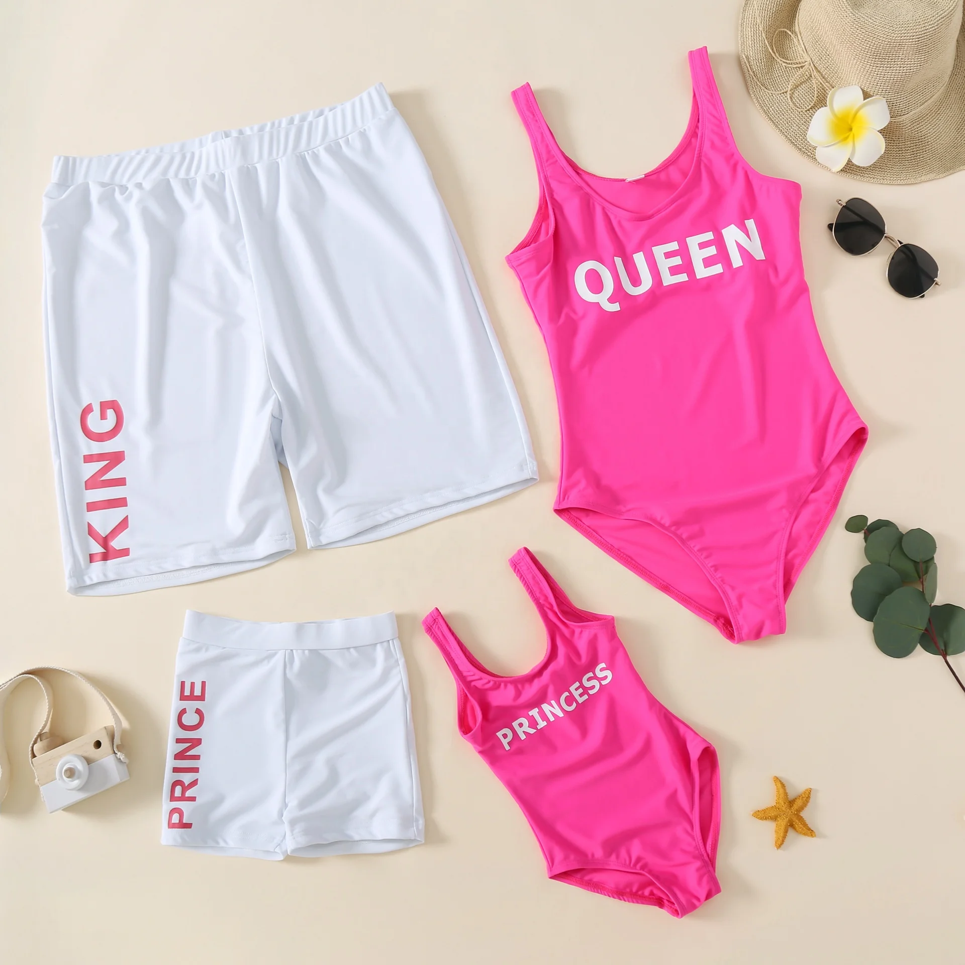 

Family beachwear Family Swimwear Solids mommy and me swimsuit mother daughter father son swimwear mum family matching swimwear