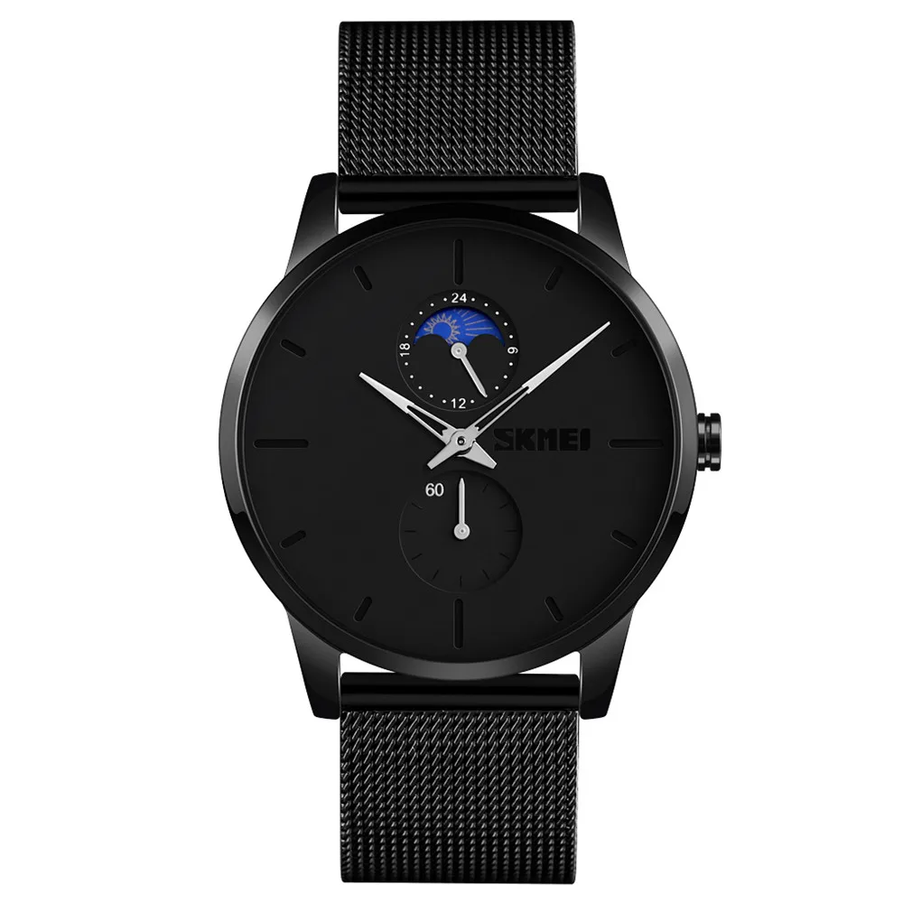 

new SKMEI 9208 men quartz wristwatch stainless steel watch relojes hombre