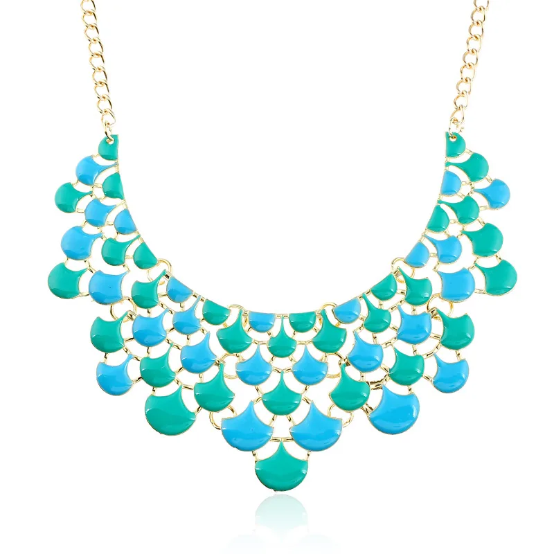 

Fashion Statement Collar Necklace Vintage Openwork Bib Costume Jewelry