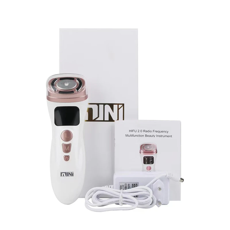 

2022 New Product Mini Hifu 2nd Generation Hifu & Ems & Rf Ultra Facial Lift Machine Firming Wrinkle Massager For Home Use Face