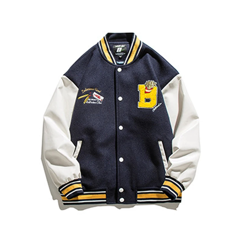 

OEM Hot Sale Men'S Custom Baseball Uniform Men Starter Varsity Jackets And Coats 2021 Jacket With Logo