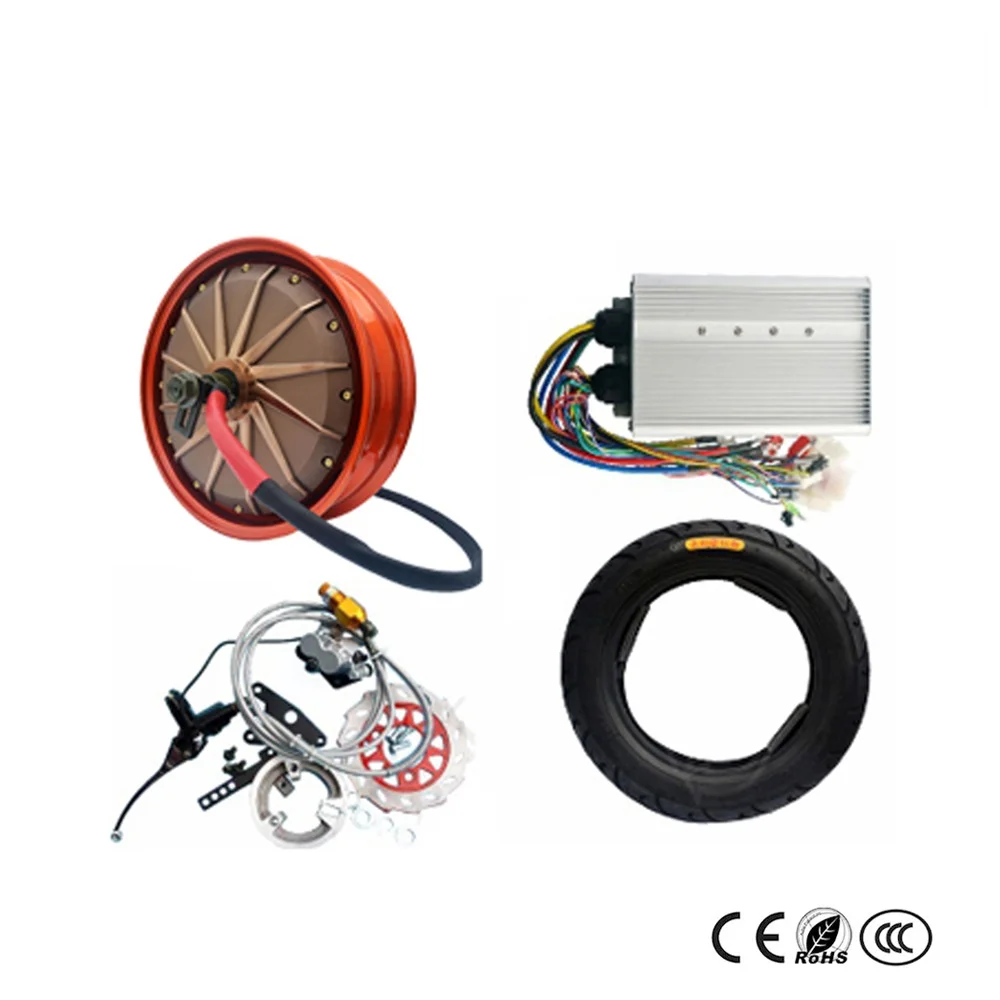 12inch Hub Motor Kit 72v 84v 96v To 144v 4000w High Power Hub Motor Kit For Electric Car Buy