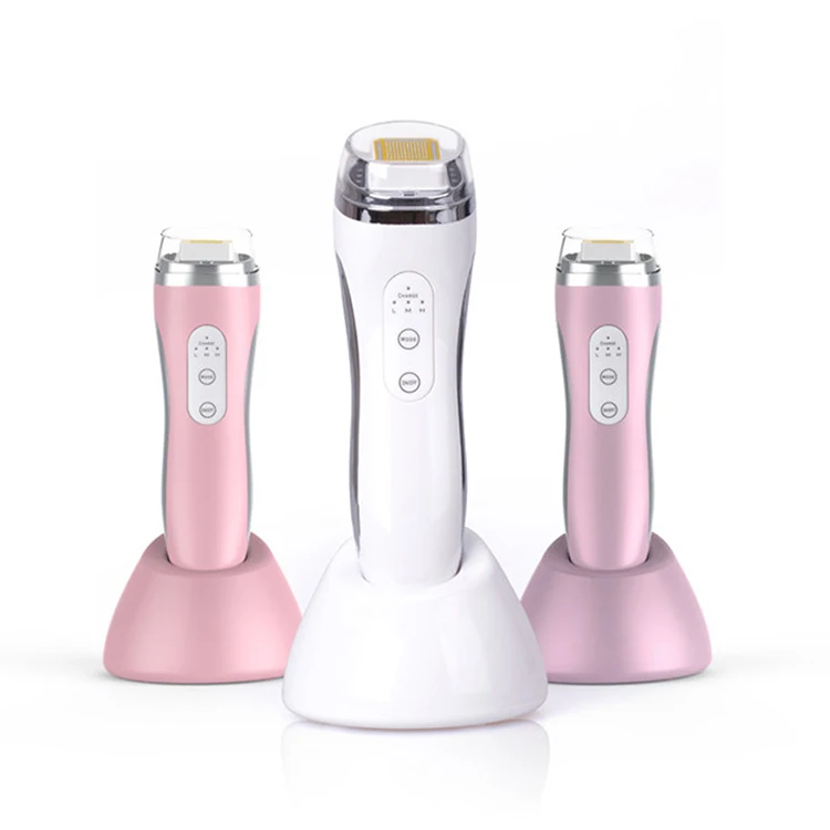 

Galvanic V Shape Face Lift Rejuvenation Anti-Wrinkle Machine Thermagic Home Use Beauty Equipment, Red, white, pink