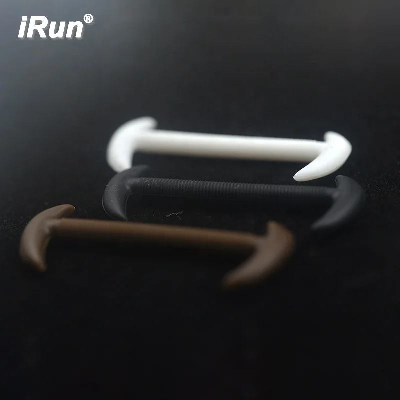 

[4] iRun Silicone Shoelaces Custom Logo Shoelace Special Design Silicone Printed Shoelace