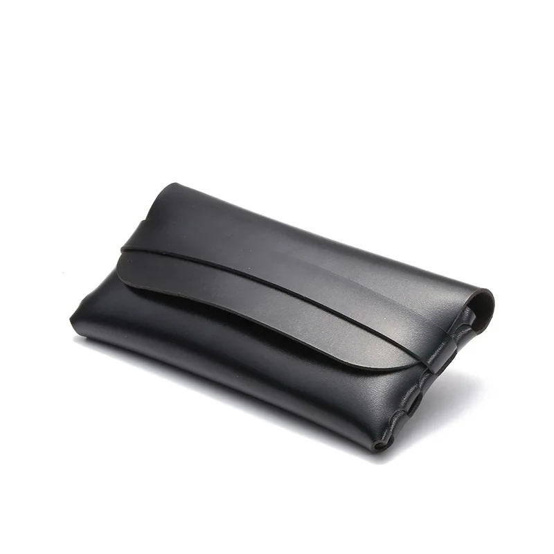 

PU Soft Wrapped Leather Eyewear Box Sunglasses Packaging Eyeglasses Case LOGO