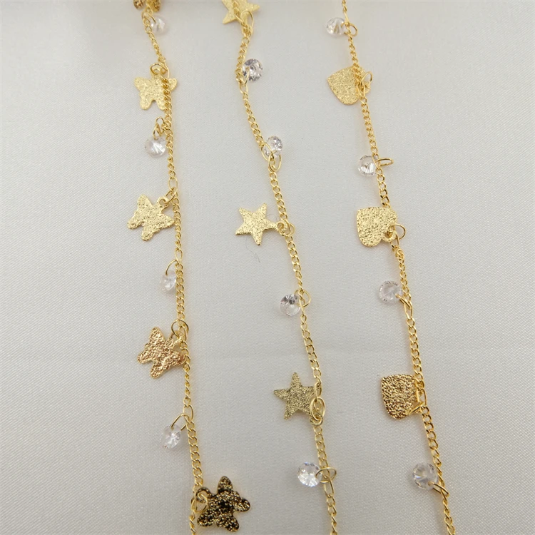 

14k gold chain wholesale cuban link chain bracelet chain gold plated 18k