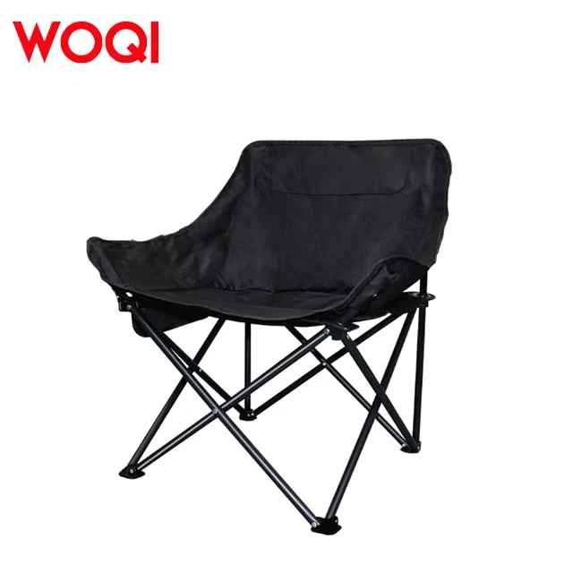 WOQI Outdoor Folding Lightweight Beach Chair Simple Oxford Cloth Lunch Rest Office Chair Camping Chair