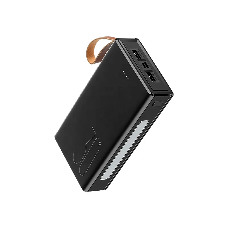 

2020 Hot Selling High Capacity Cell Phone Charger 30000mAh Power Banks, Black,white