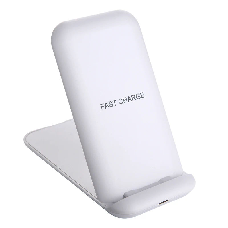 

Portable vertical wireless charger 10W desktop bracket charger fast charging Qi standard for smart mobile phone for iphone11