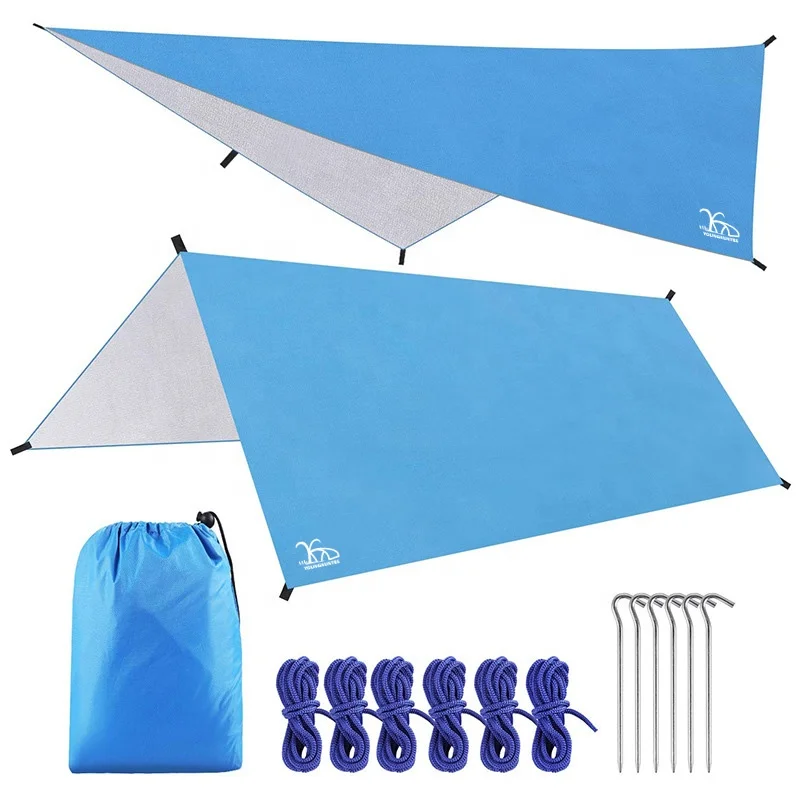 

Outdoor umbrella square canopy waterproof sunproof beach pergola sunshade tent tourist camping tarp shelter, Customized color