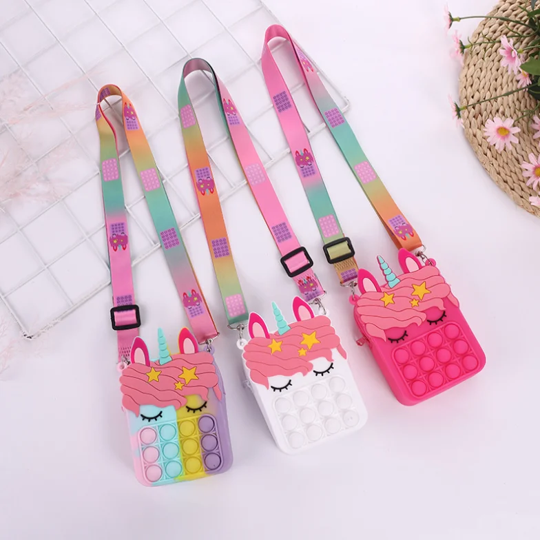 

Bubble Coin Purse Mini Handbags Crossbody Bag Cute Girls Messenger Bags Kids Fashion Purses Handbags, Customized color