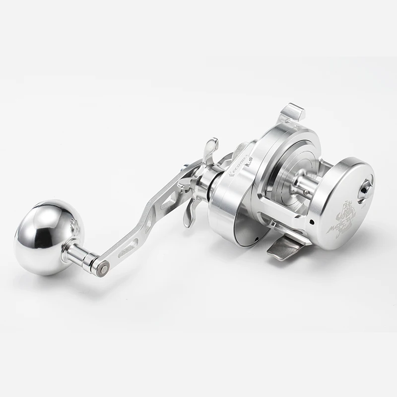 

ECOODA Brand EMB1500 Full Metal 8+1 BB Saltwater Boat Jigging Reel Fishing, Silver as the picture