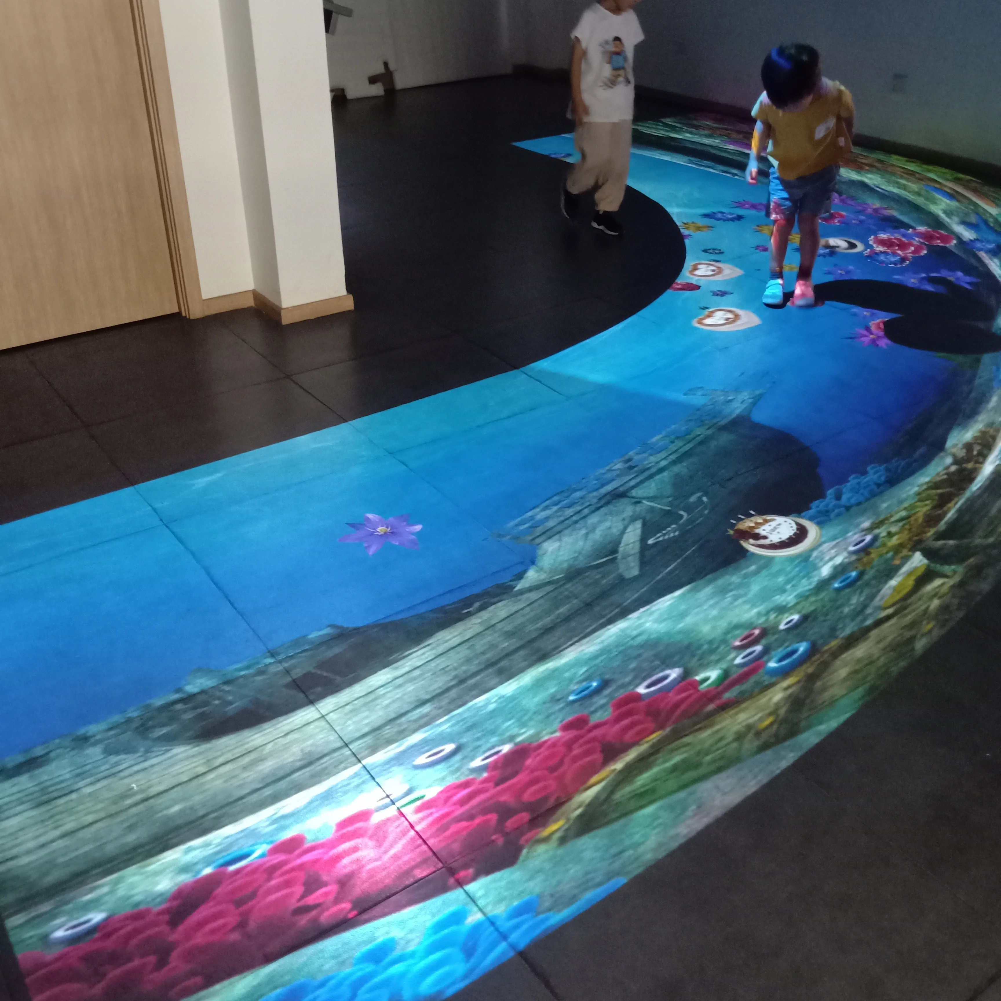 

2022 wholesale Defi AR high resolution interactive projection floor for kids 100 effects