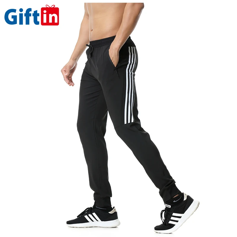 

Wholesale Custom Sweat Pants Dry Lace Up Running Sports Gym Workout Safety Designer Stacked Joggers Plain Slim Fit Men's Pants